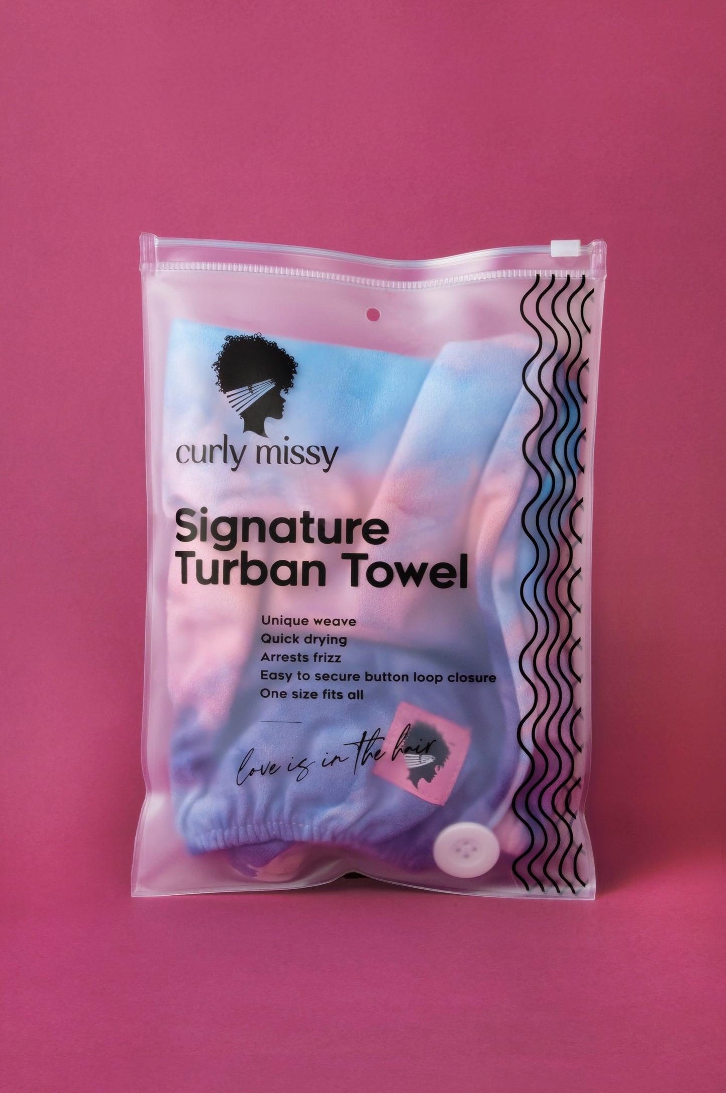Curly Missy™ Signature Towel Wrap ‘Long Hair Edition’