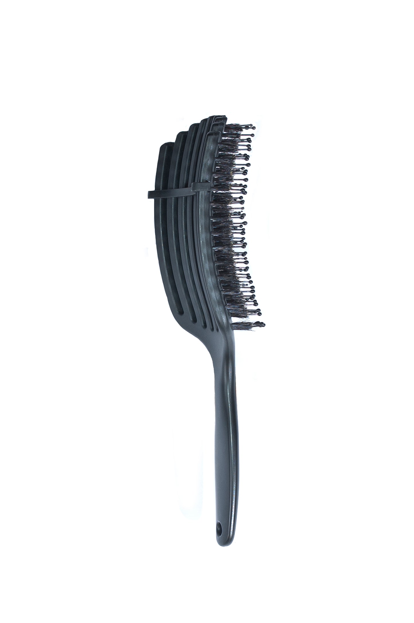 The Curved 9 Finger Boar Bristle Brush